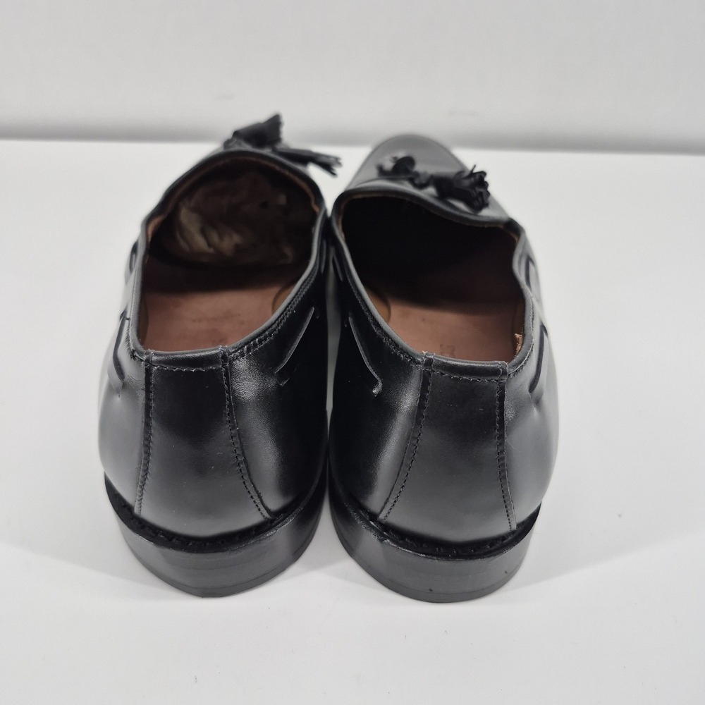 Allen Edmonds "GRAYSON" Men's Leather Black Tassel Loafers 10 EEE USA - Picture 6 of 10